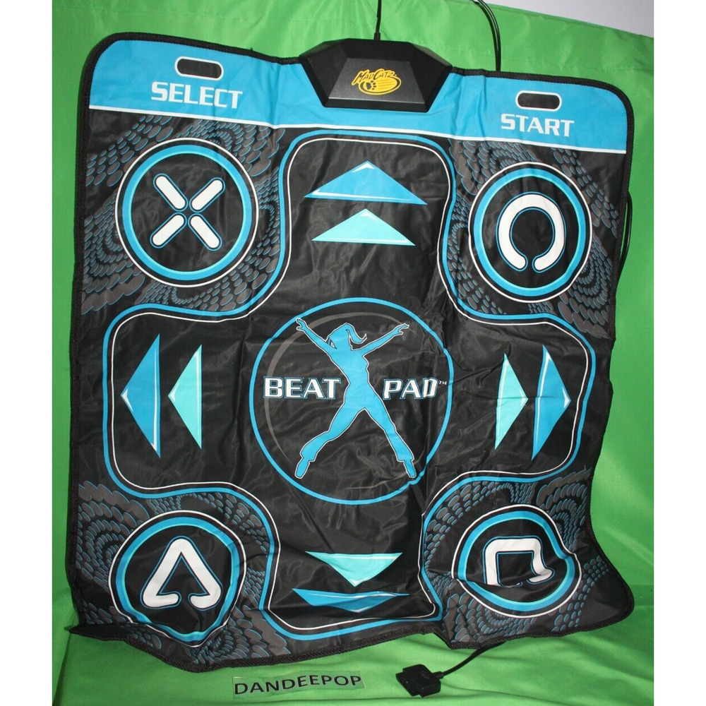Mad Catz Dance Revolution Mat Beat Pad 8240 PS2 Video Game Controller Attachment